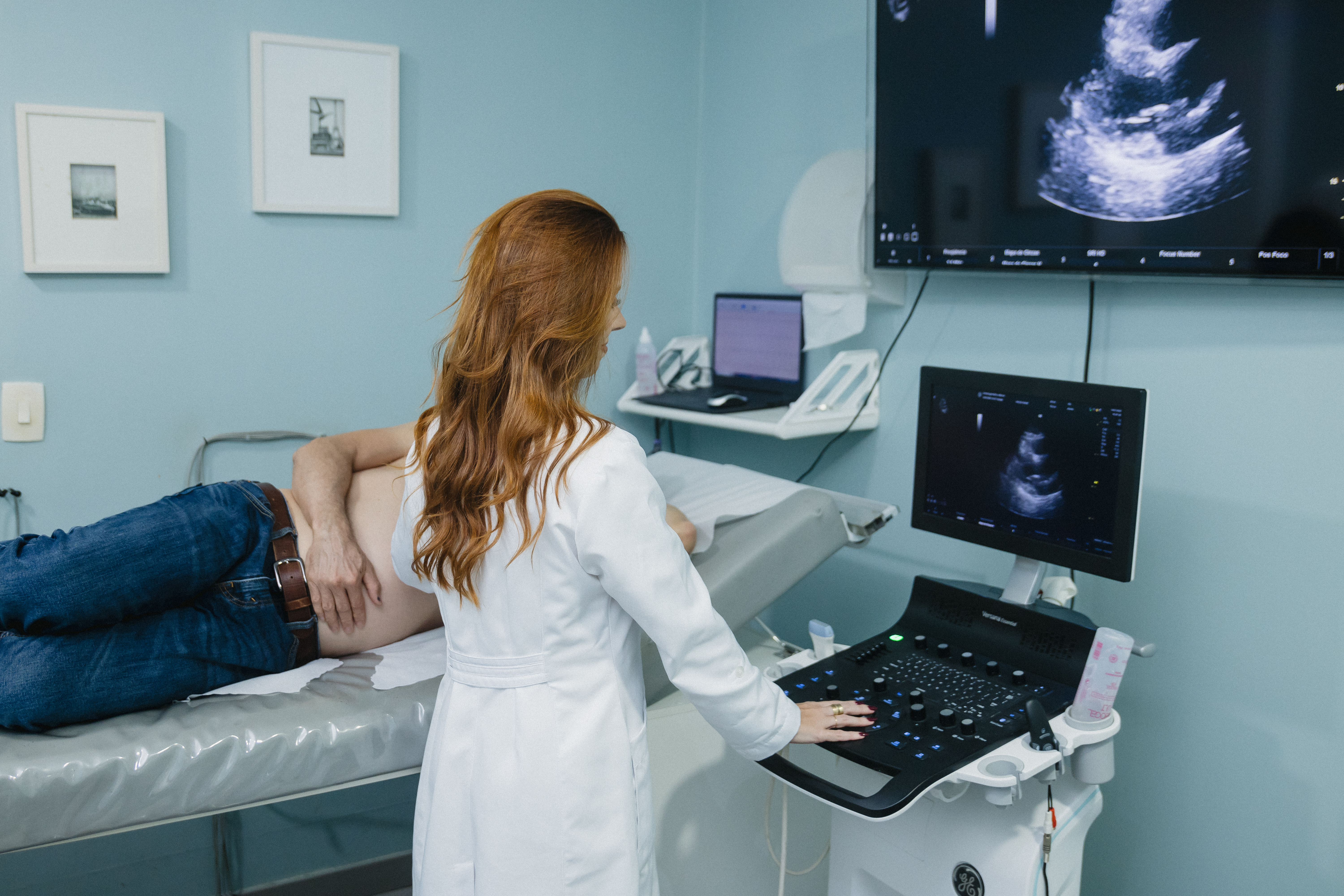 Foto ecocardiograma